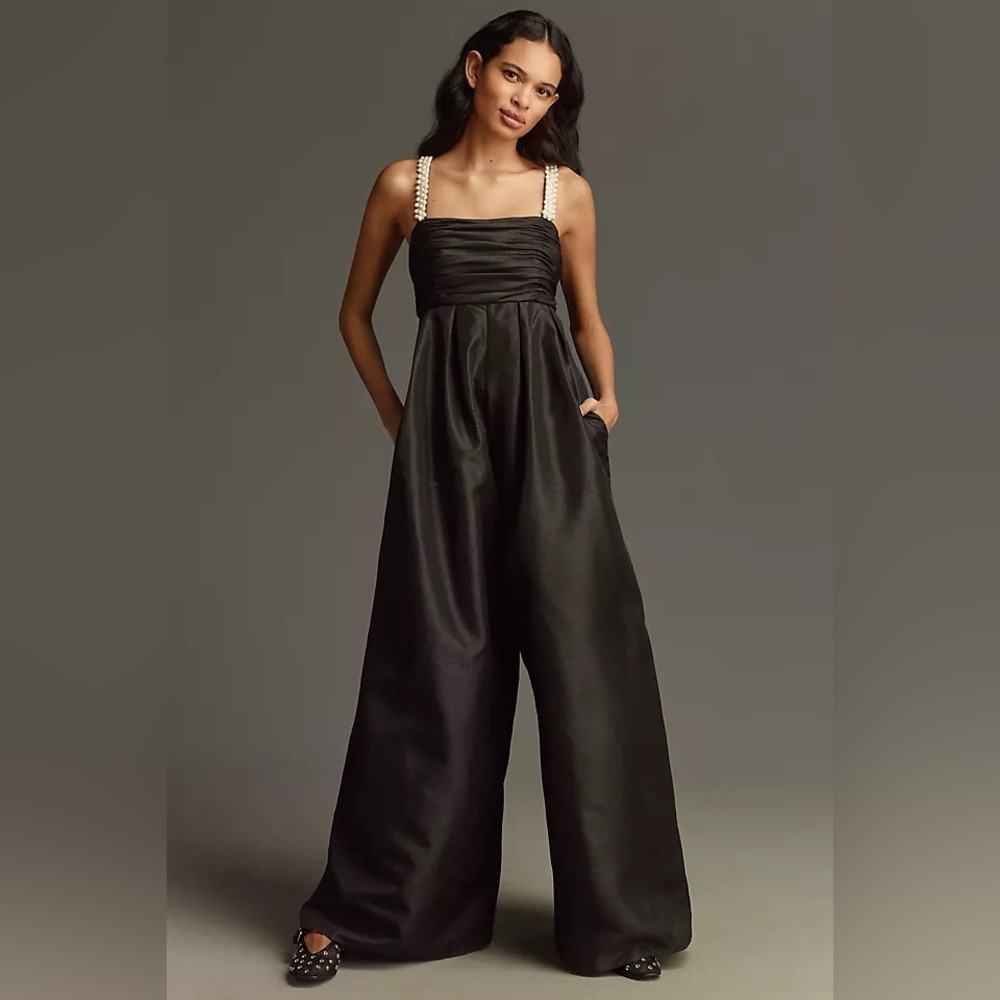 Hutch The Mabel Rhinestone Wide-Leg Jumpsuit